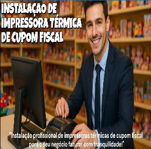 INSTALAÇÃO IMPRESSORA TERMICA DE CUPOM
